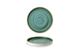 Stonecast Samphire Green Chefs' Walled Plate